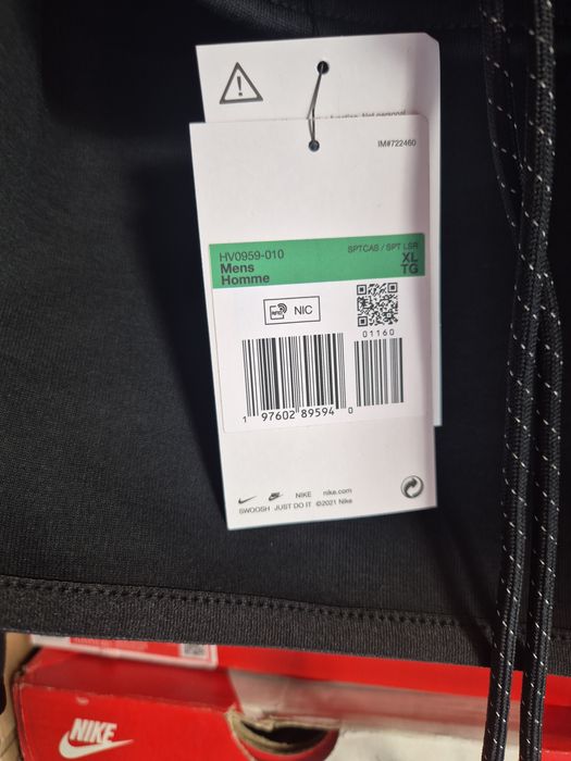 Мъжки Екип Nike M NK TCH FLC WR FZ JKT