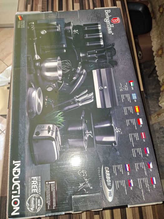 Грил тиган BerlingerHaus BH/6612, С капак, 28 см