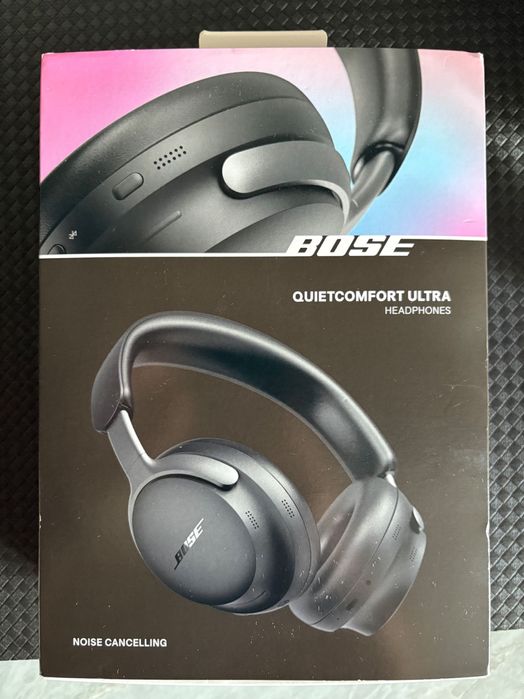 Casti Bose cu anulare zgomot QuietComfort Ultra, Negru