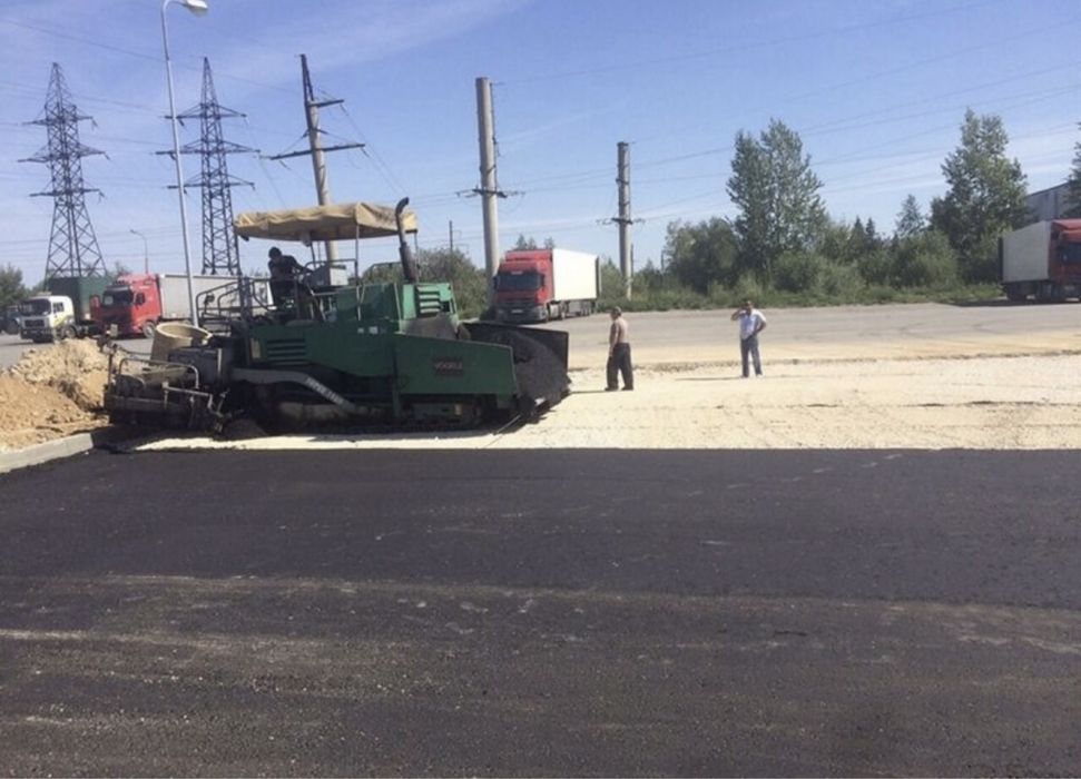 Асфальт Укладка асфальта