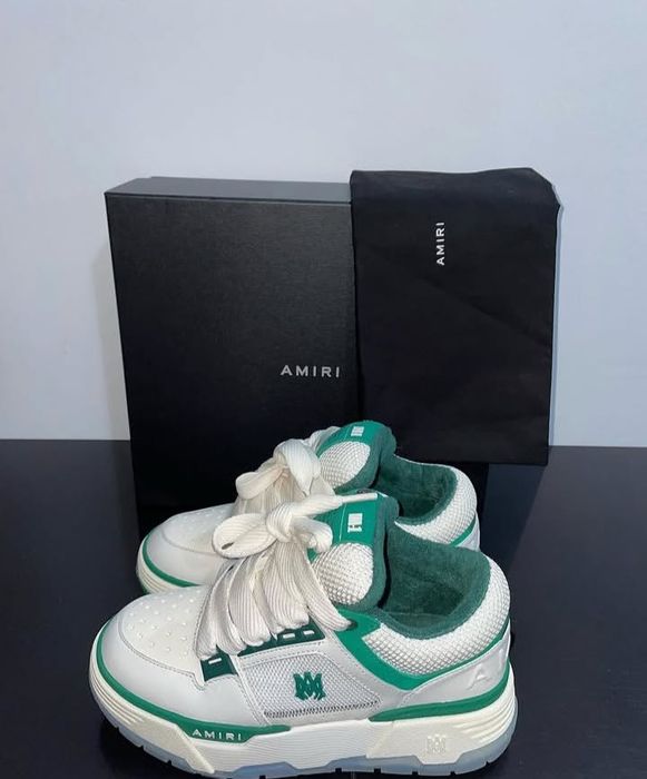 Amiri Ma-1 White & green