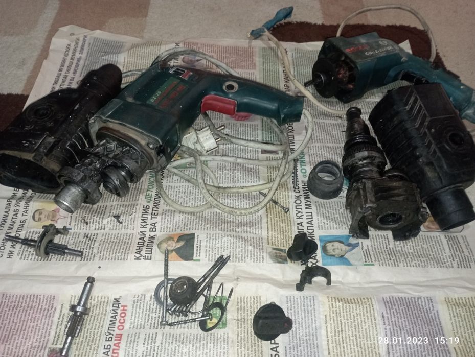 Перфоратор один из них можно собрать, второй на запчасти