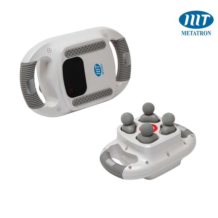 Aparat electric de masaj cu vibratii, tip Pistol Gun cu percutie, 4 moduri, 12 viteze, 3200 RPM, pentru relaxare tonifiere recuperare si antistres