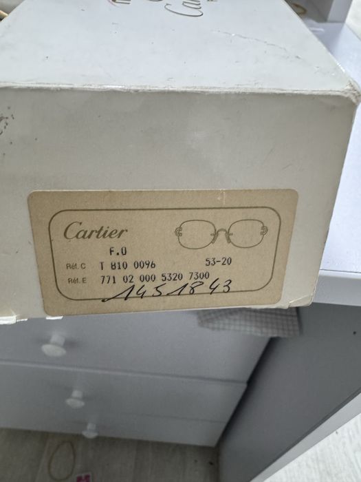 Ochelari Cartier Santos Vendome vintage anii 80’