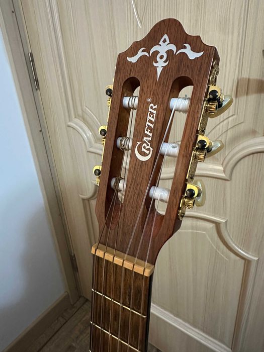 Chitară clasică Crafter – made in Korea, cedar top + husă