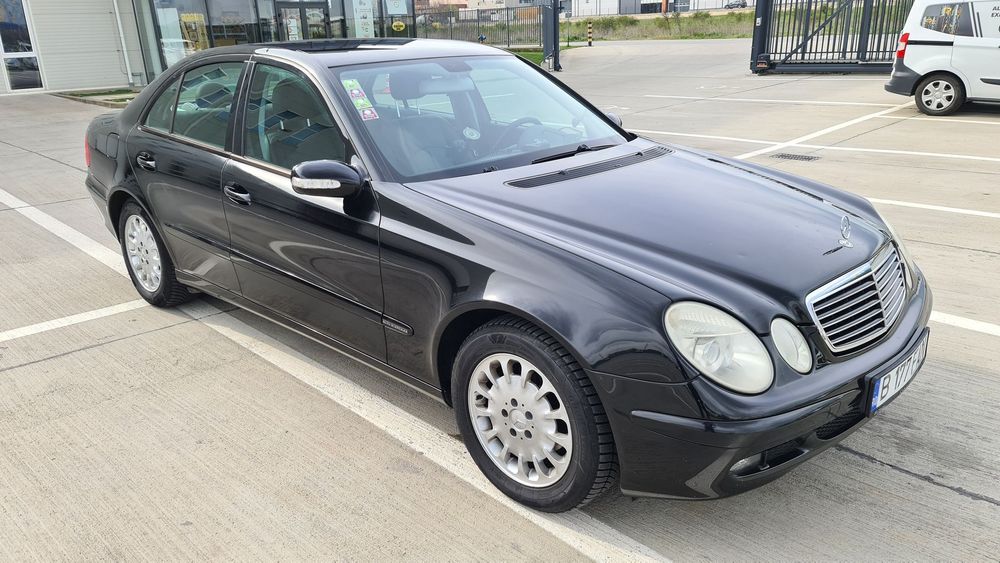 Mercedes-Benz E Mercedes E class W211 Benzină 1.8 kompressor Piele Neagră, Navigație