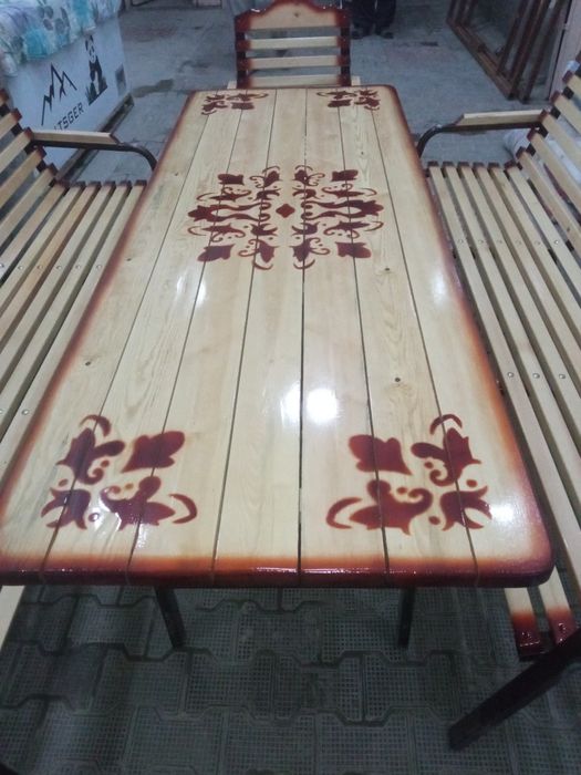 Тулов сиз хохлаган усулда Дачни стол стул доставкаси билан