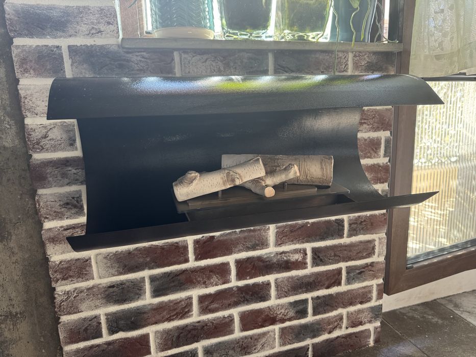 Стенна биокамина с етанол