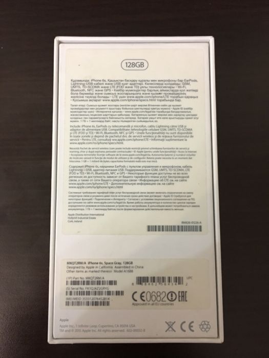 iPhone 6s 128GB space grey