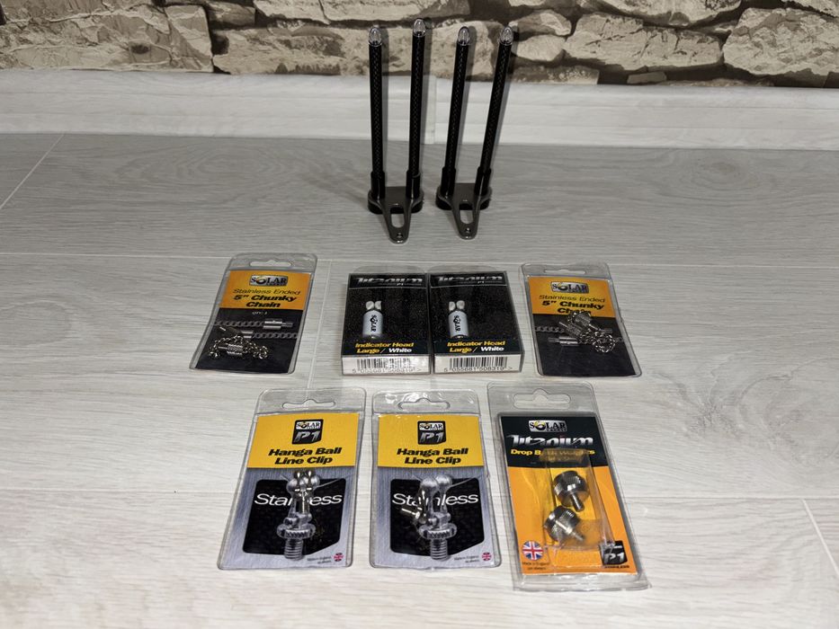 Обтегачи Solar P1 Titanium + Snag bars Carbon Anaconda