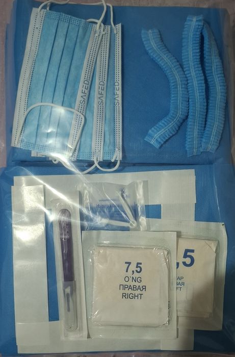 Bir marotabalik jarrohlik halati va prostinalari