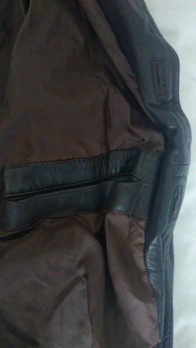 Haina Geaca Piele Unisex Echtes Leder Rind Nappa Marime 48/M