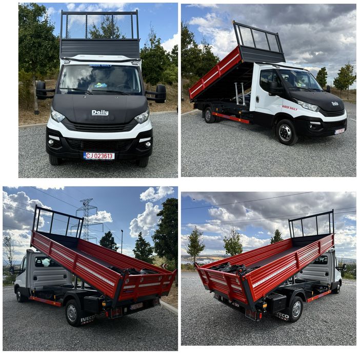 Iveco Daily Basculabil pe CUTIE 35c15 50c 15 c17 c18 Mercedes Sprinter 519 419 518 418 VW LT Fiat Ford Renault MAN Atego AC Climă TOP