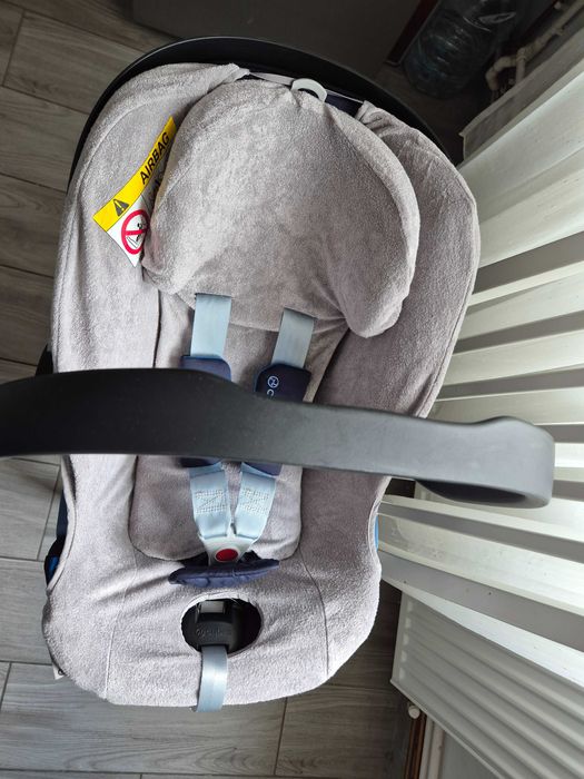 Scoica/scaun auto CYBEX Aton 5 520000163, 3 puncte, 0-13kg, bleumarin-negru+husa vara