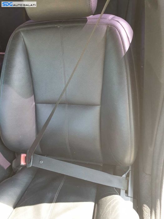 Scaun Stanga Fata Sofer Piele Neagra cu Incalzire Fara Ventilatie Mercedes Clasa S Class W221 S320 2005 - 2013 [C0334]