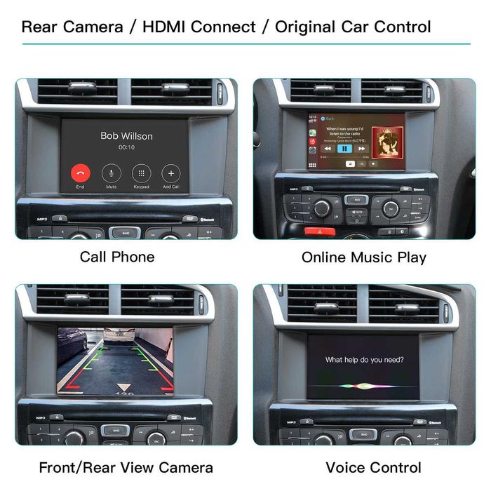 Безжичен Apple Carplay за Peugeot, Citroën и DS