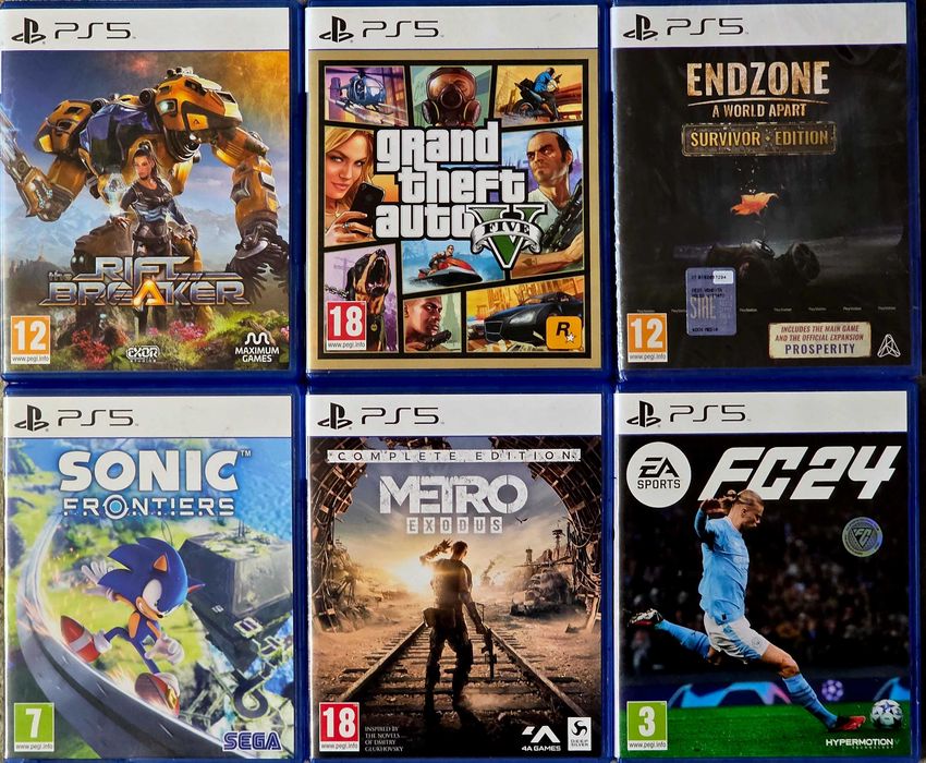 Игры диски на Sony PlayStation 4 5 (цены внутри)