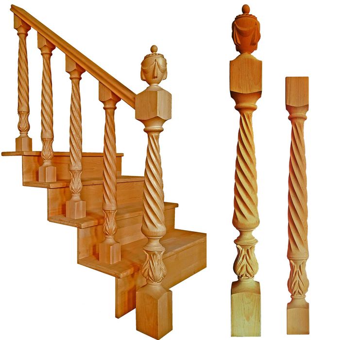 Balustrade din lemn