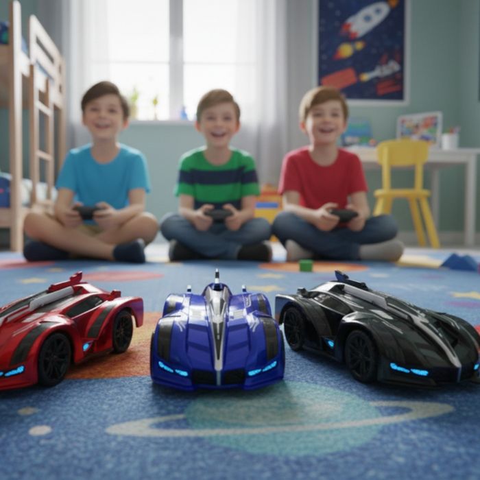 Антигравитационна каскадьорска кола – кара по стени, таван и под Stunt