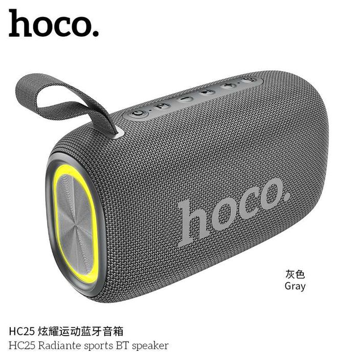 Hoco HC25 Radiante портативная колонка с мощным басом LED-подсветкой