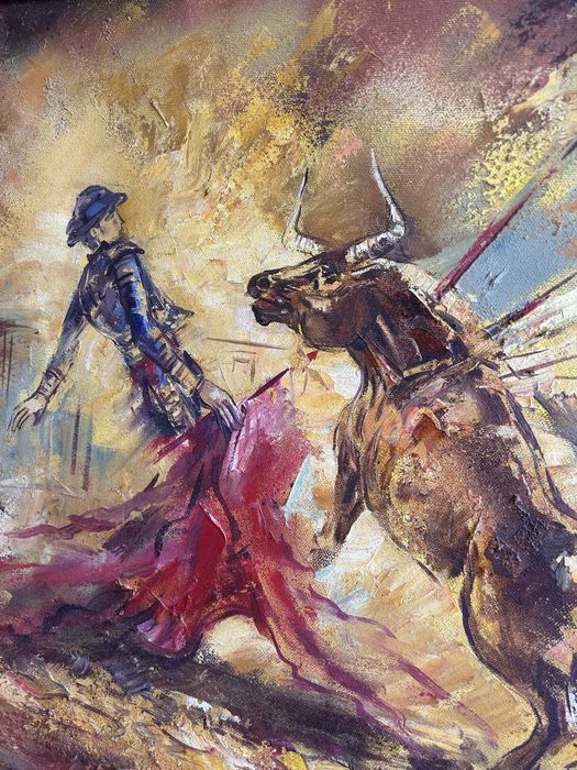 Картина "Корида", маслени бои