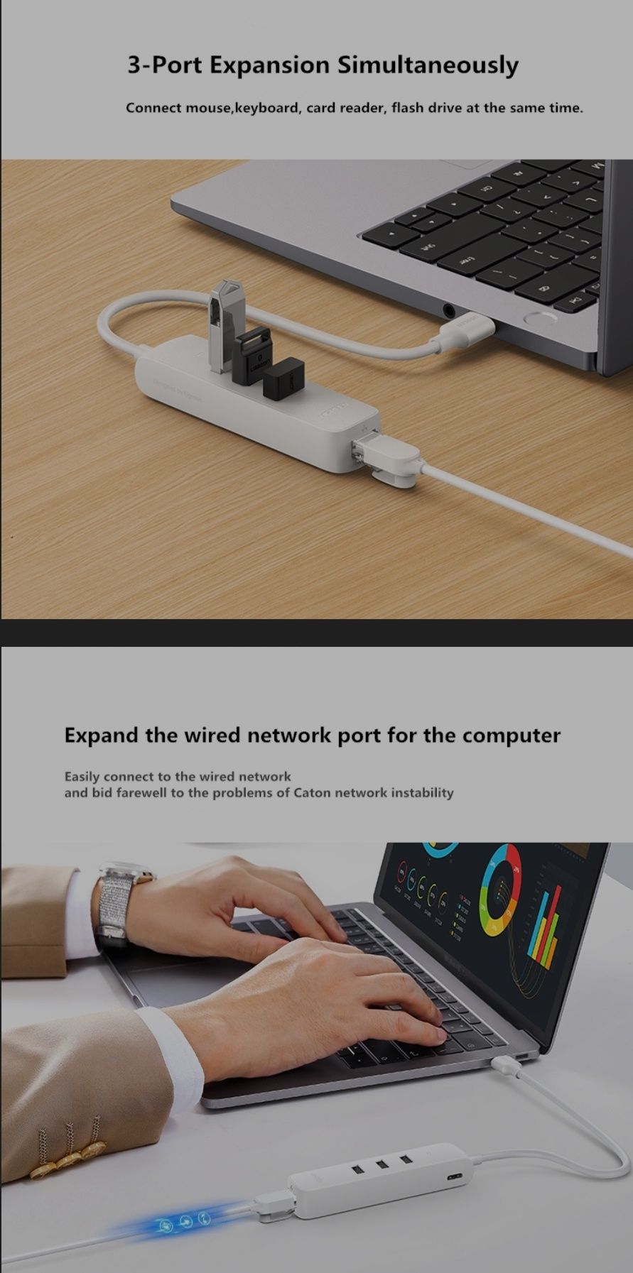 Ugreen Ethernet adapter для Mi box: 18 у.е. - Периферийные устройства  Ташкент на Olx