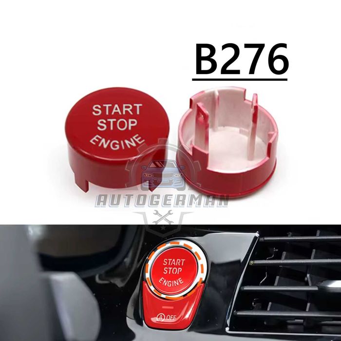 BMW старт стоп бутон червен запалване двигател старт стоп F52 G30 G31 G38 F90 G01 G08 G02 F98 G32 G11 G12 стартер интериор tuning performance
