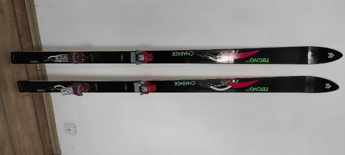 Ски ТЕХНО про,170см с автомати, използвани