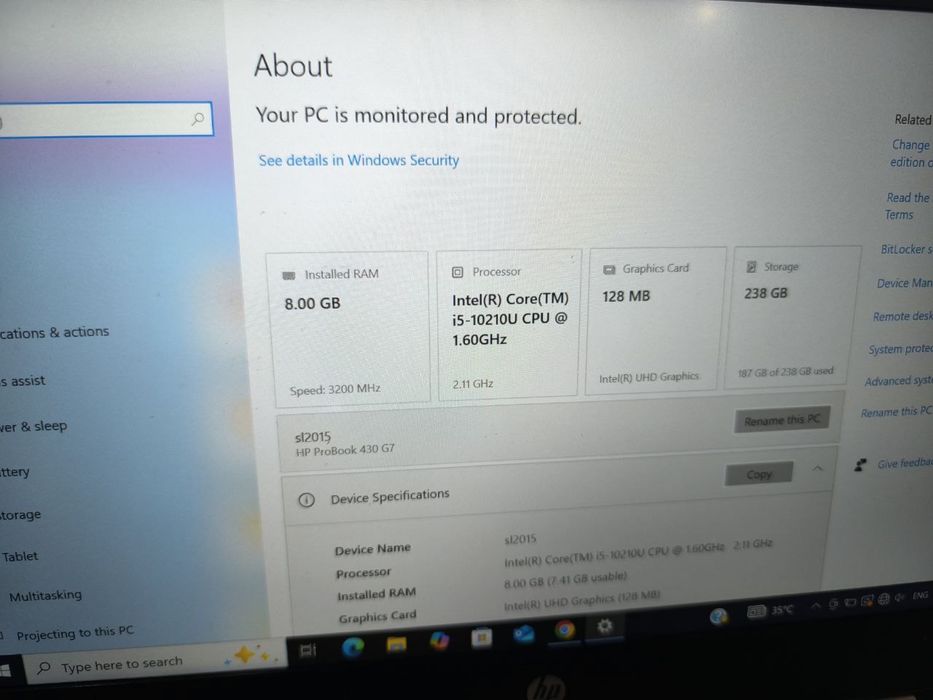 Ноутбук HP………………………………………….