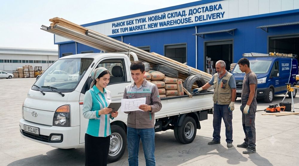 Закупка и доставка товаров для ремонта, Remont uchun tovarlar yetkazis