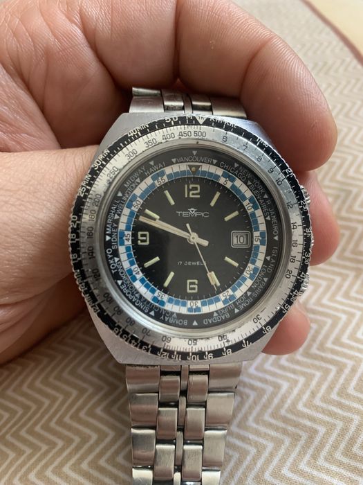 Ceas Tempic worldtimer compressor