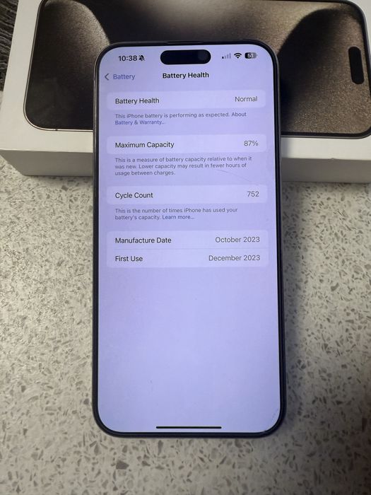 Iphone 15 Pro Max Natural Titanium