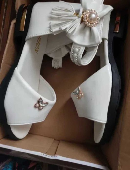 Sandale imitație piele casual evenimente cu perle 36