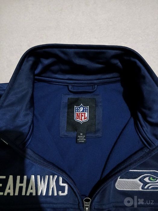 Из США, мужская спортивная ветровка-олимпийка, NFL Seattle Seahawks.