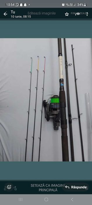 Lansete 3.9 m cu mulineta SKP 6500