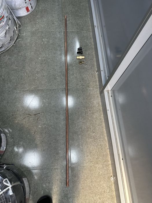 Zazemleniya mis prud 1,5 metr, заземления медь пруд 1,5 метр