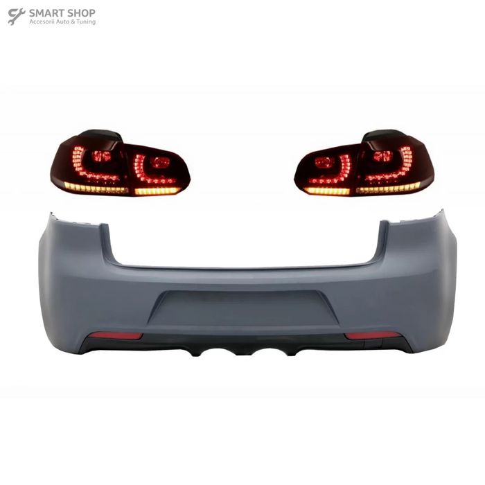 Bara Spate cu Stopuri Full LED VW Golf 6 VI (2008-2013) R20 Look Semna