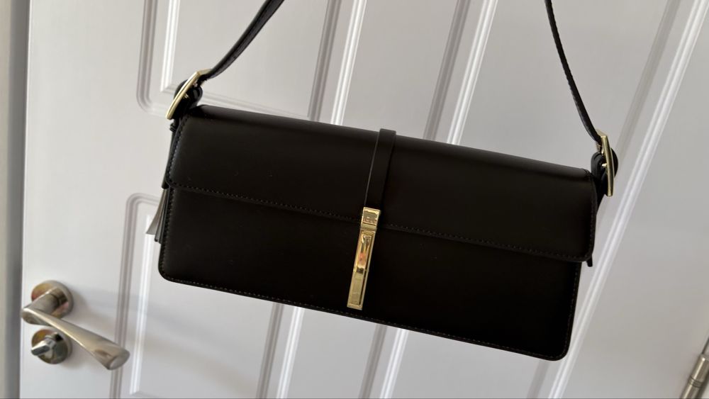 Gino Rossi стилна черна чанта