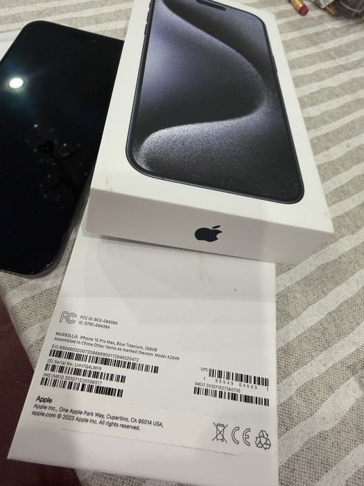 Iphone 15 pro max 256 нб
