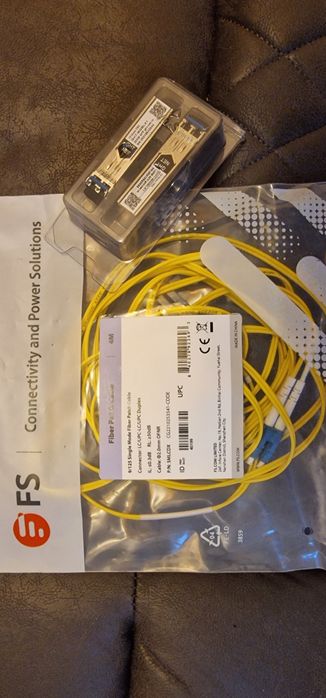 Cablu fibra optica + module SFP