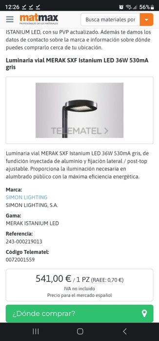 NOU 50% REDUS Proiector SIMON ililuminat stalp