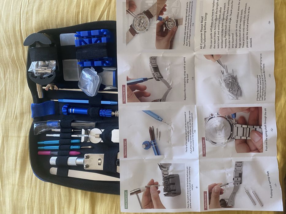 Професионален часовникарски сет от инструменти