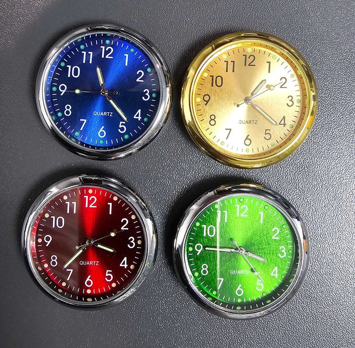 Часовник за кола автомобил офис луминесцентен