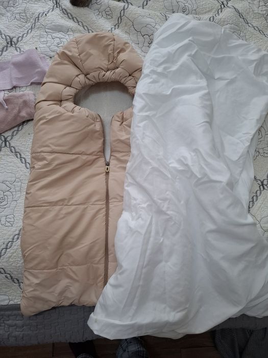 Продам детский конверт тёплый с одеялком