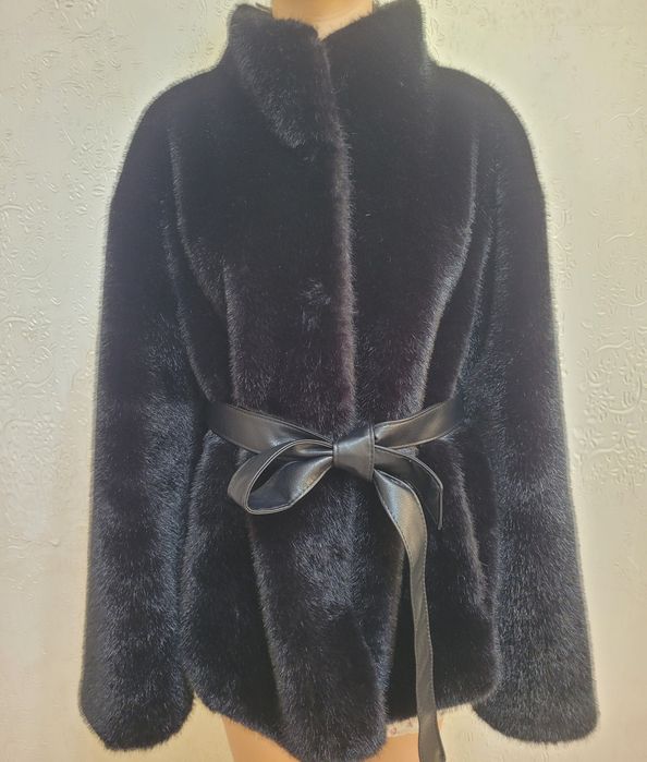 Эко Шубка чёрная.