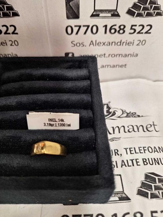 Hope Amanet P1/Inel dama AUR Galben 14K/COD 101692/53mm