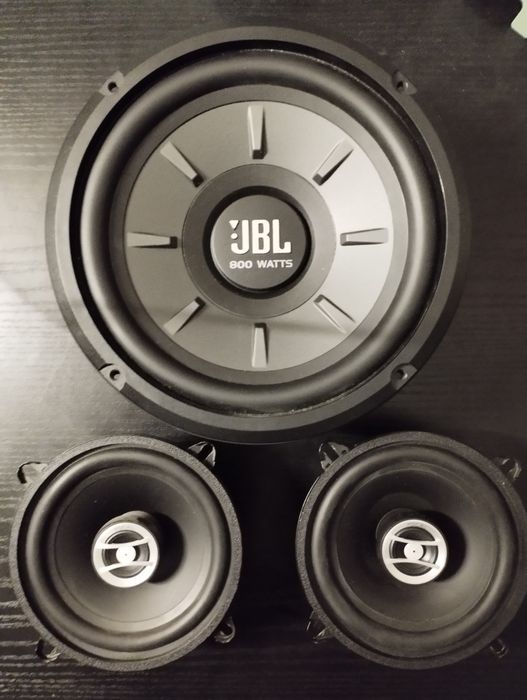 Pachet Audio Auto: Subwoofer JBL Stage 810 + Boxe Focal RCX-130 Ca noi