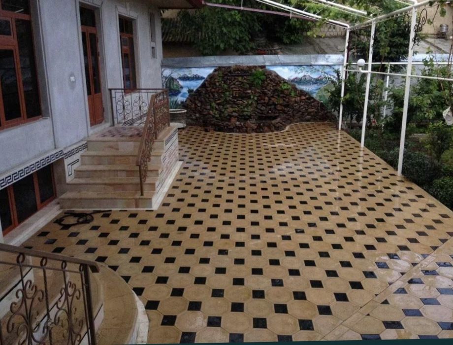 Укладка брусчатки