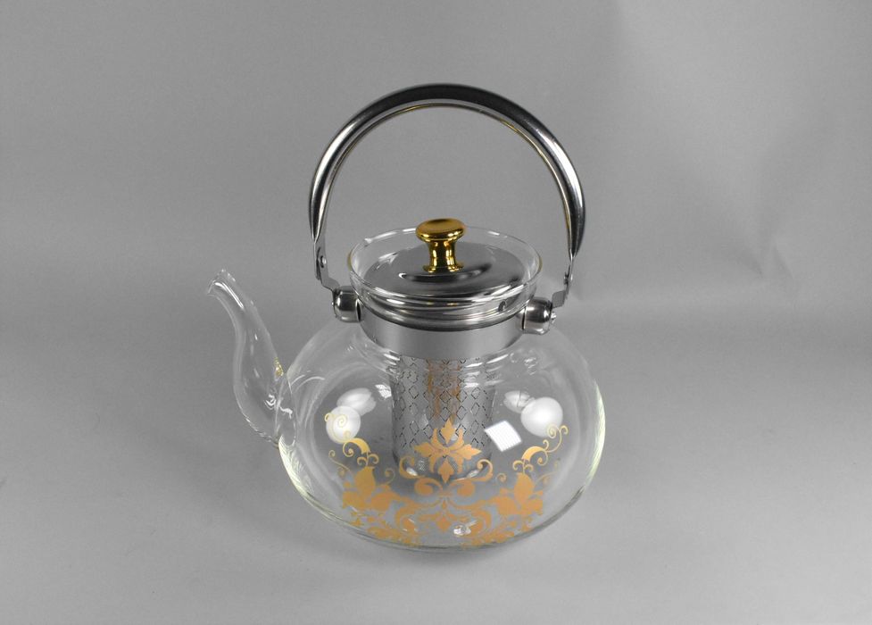 Стъклен чайник за чай