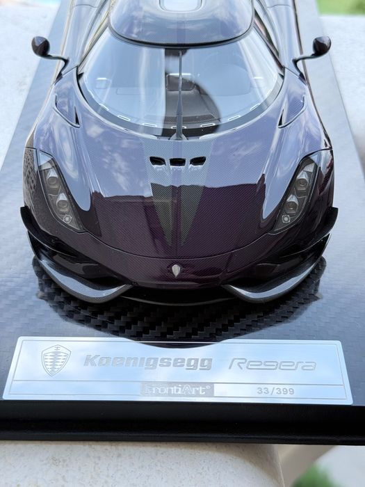 Колекционерски модел Koenigsegg Regera Carbon FrontiArt 1:18